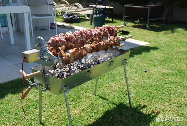 Мангал барбекю автоматический