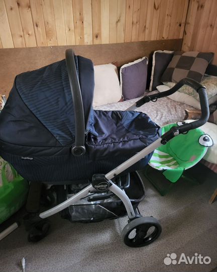 Peg perego book plus люлька, прогулочная 2 в 1