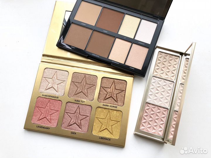 Палетки для лица и для глаз (новые и бу) оригинал