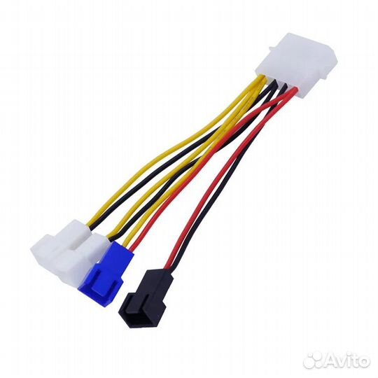 Fan Hub сплиттер Molex на 4x 3/4 Pin