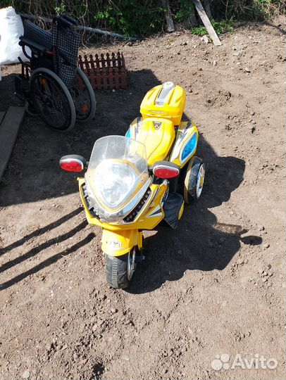 Детские мотоциклы и джип