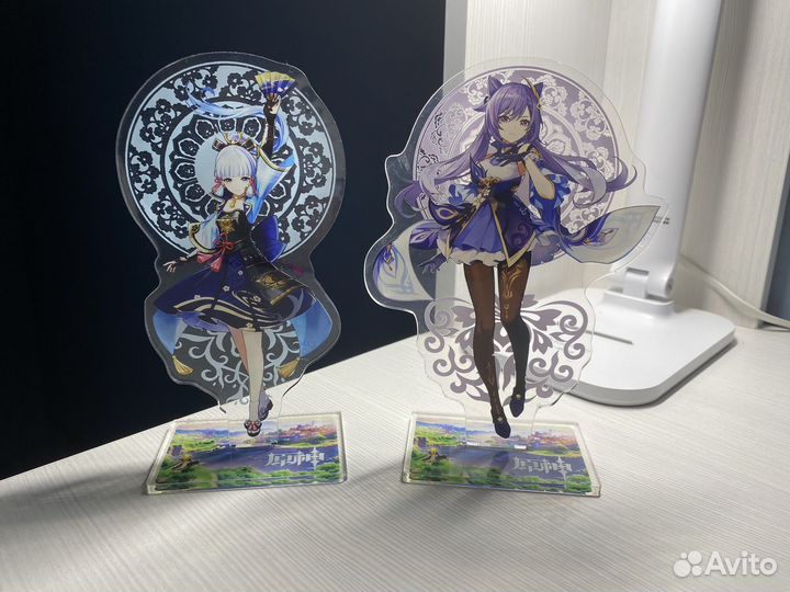 Genshin impact фигурки Аяки и Кэ Цин