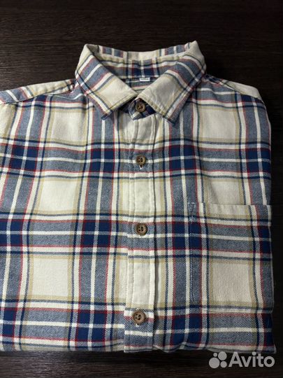 Uniqlo Фланелевая рубашка в клетку