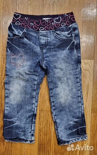 Джинсы утепленные для девочки