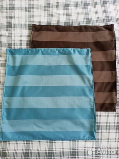 Наволочка декоративная IKEA 50*50 коричневая