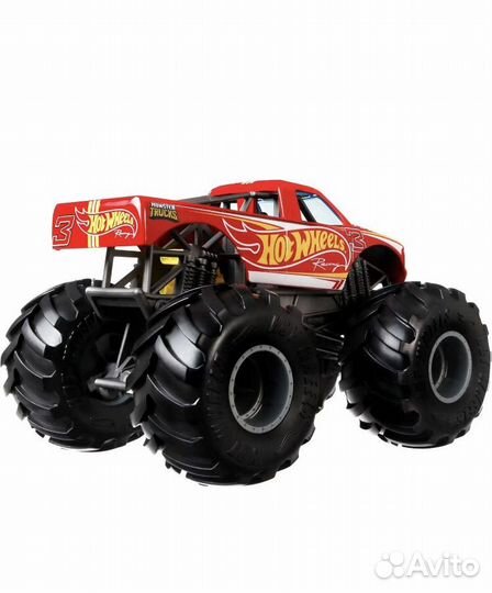 Манинка Hot wheels Monster Trucks большой Рейсинг