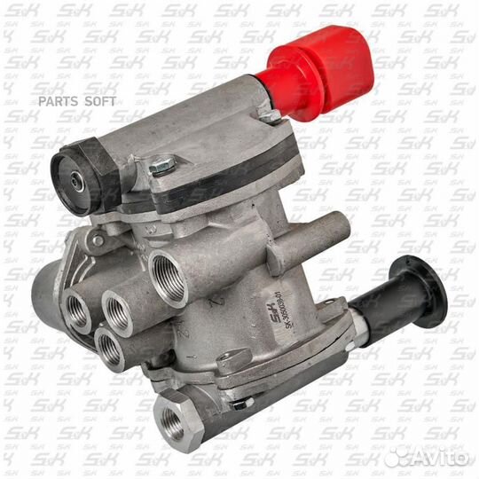 S&K SK-3050038-01 AE4311 Кран тормозной прицепа резьба на портах 21-22 М16х1,5 Schmitz