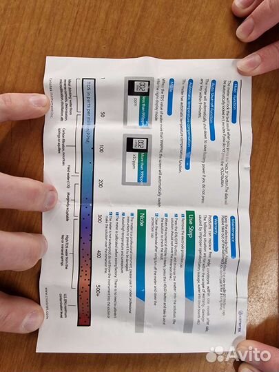 Портативный электронный тдс метр-солемер