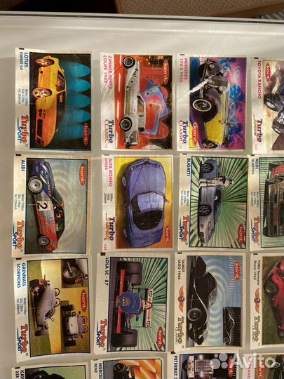 Вкладыши от жвачки turbo