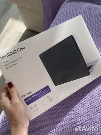 Чехол накладка пластиковая для macbook pro 13