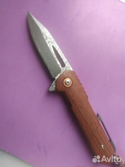 Нож дамасская сталь