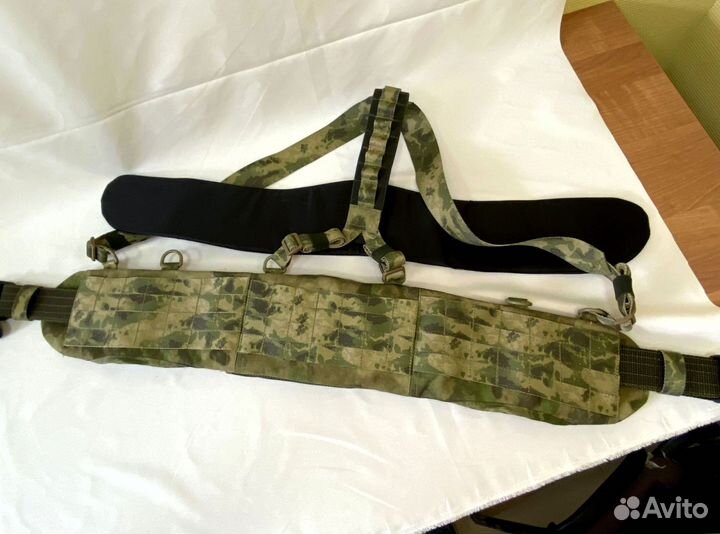 Боевой пояс с баллистическим пакетом и лямками Бр1