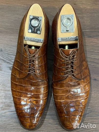 Silvano Lattanzi туфли крокодил оригинал 41