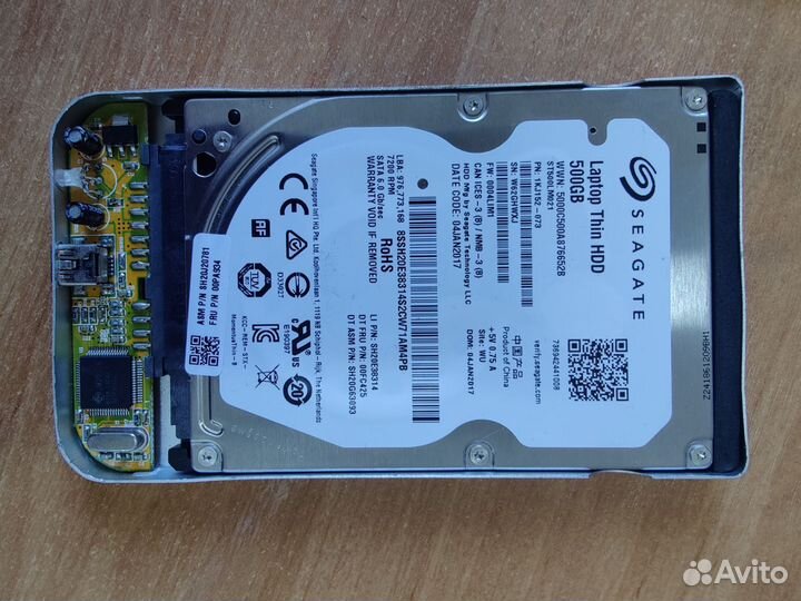 Внешний диск 500Gb