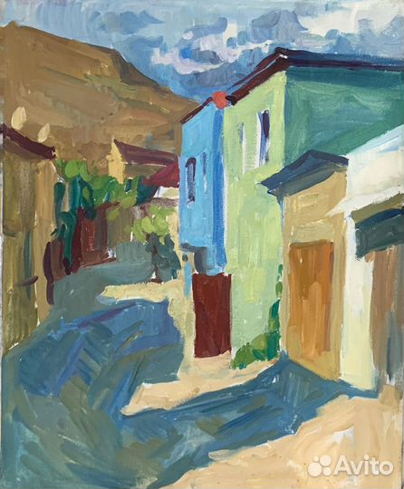 Картина маслом на холсте. Орджоникидзе