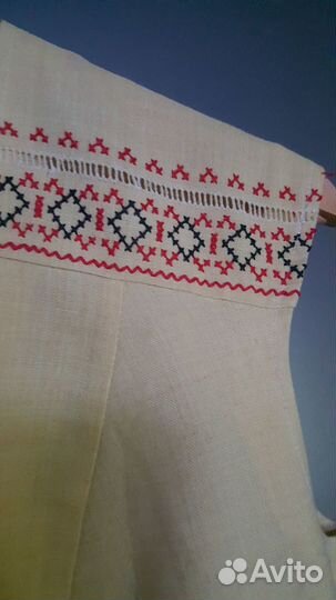 Халат лен Белоруссия СССР винтаж