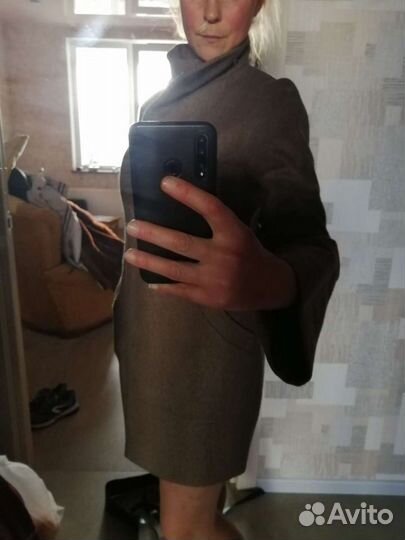 Пальто женское демисезонное 46