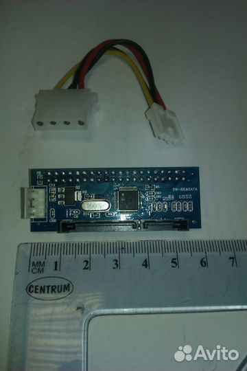 Переходник IDE to SATA новый с питанием