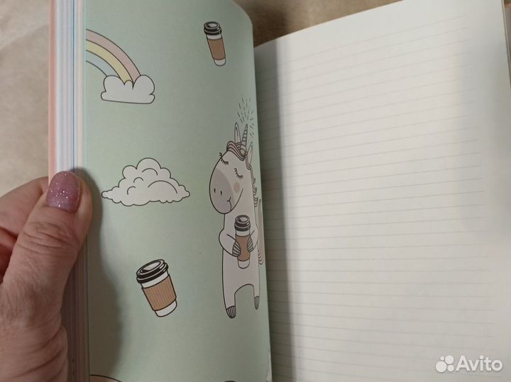 Креативная тетрадь с единорожкой. Новая