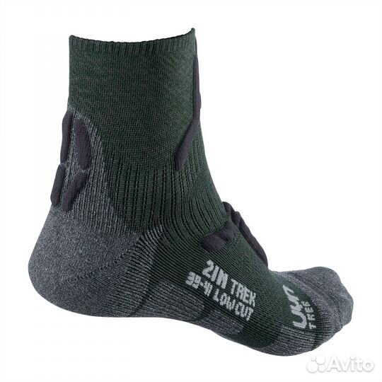 UYN Trekking 2in Men's Low Cut Socks military gray