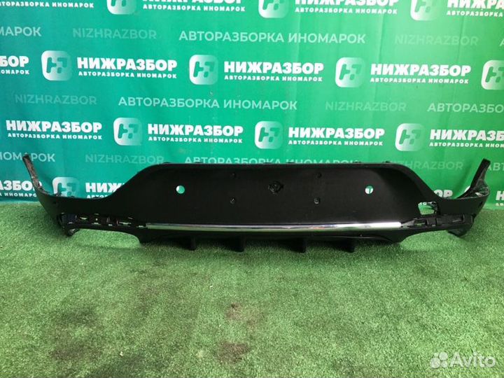 Юбка бампера задняя Mercedes Glc C253 2015