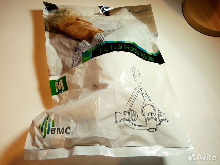 Маска сипап BMC F4 полнолицевая для Сипап и Бипап