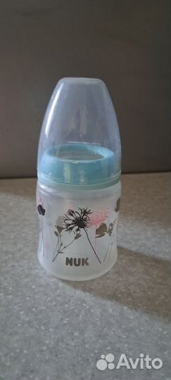 Бутылочка nuk и поильник nuk