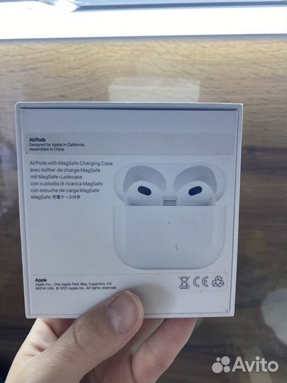 Наушники apple airpods 3 rd generation