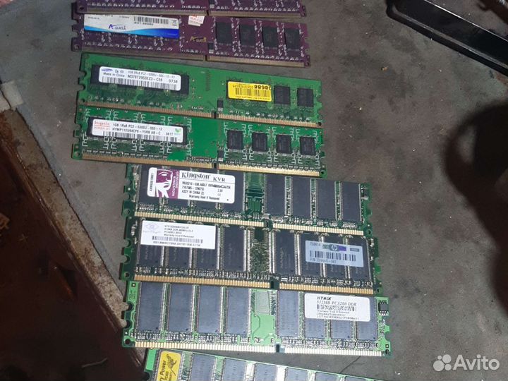 Оперативная память ddr 1, 2, 3 бу