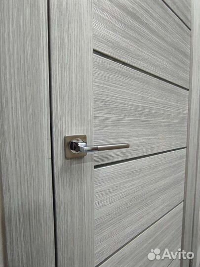 Дверь межкомнатная дуб серый