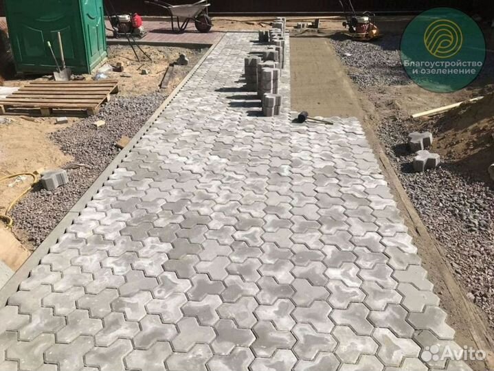 Тротуарная брусчатка под ключ