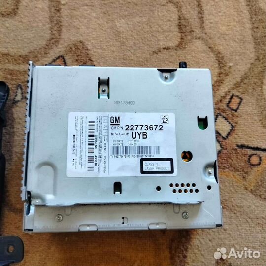 Штатная магнитола chevrolet cruze