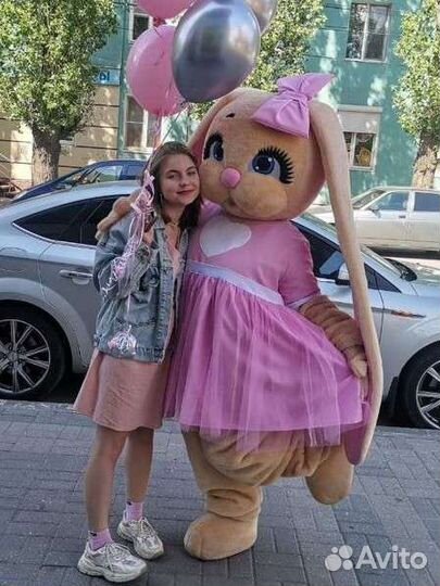 Ростовая кукла зайка и панда