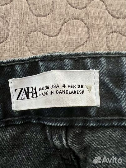 Zara mom fit джинсы женские 36 размер