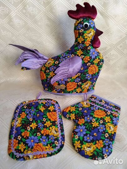 Грелка на чайник Петух