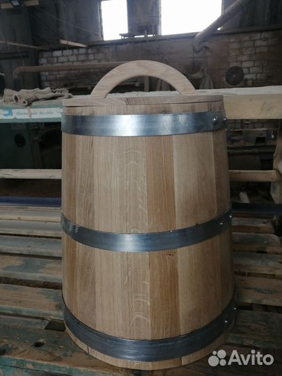 Кадка 25л из кавказского скального дуба