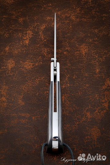 Нож складной Пчак сталь Elmax накладки карбон с му