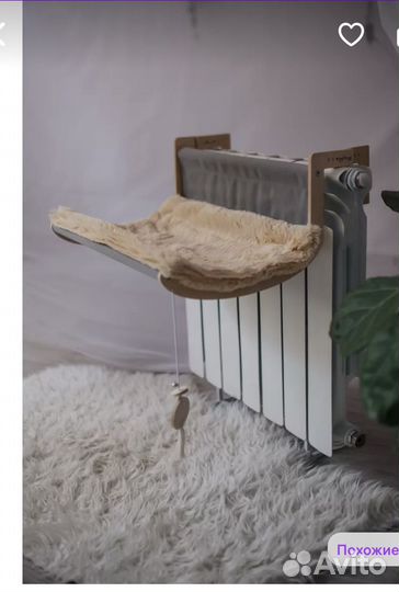 Гамак для кошек на батарею