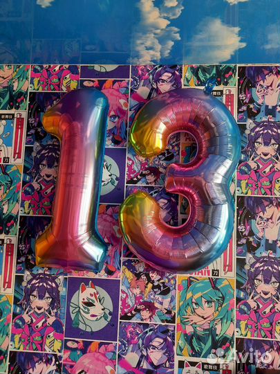 Воздушные шары цифры