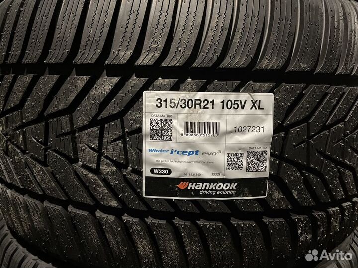 Hankook Winter I'Cept Evo 3 W330 275/35 R21 и 315/30 R21 115V