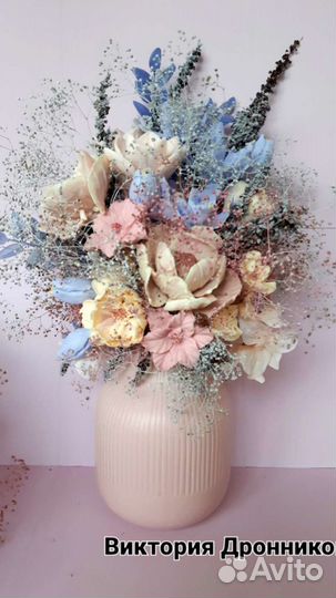 Букет цветов из мыла