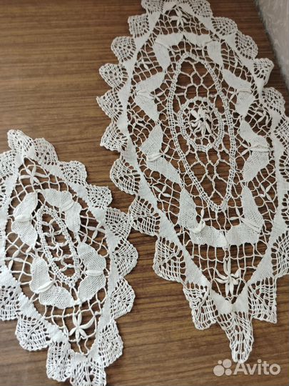 Кружево ручной работы, лён