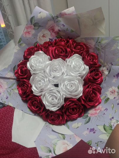 Букет из атласных лент