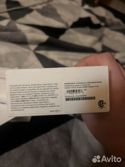 Наушники apple airpods pro 2 lightning оригинал