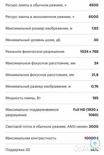 Проектор nec