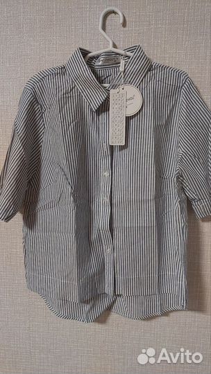 Рубашка женская, в полоску,ткань хб, 36р