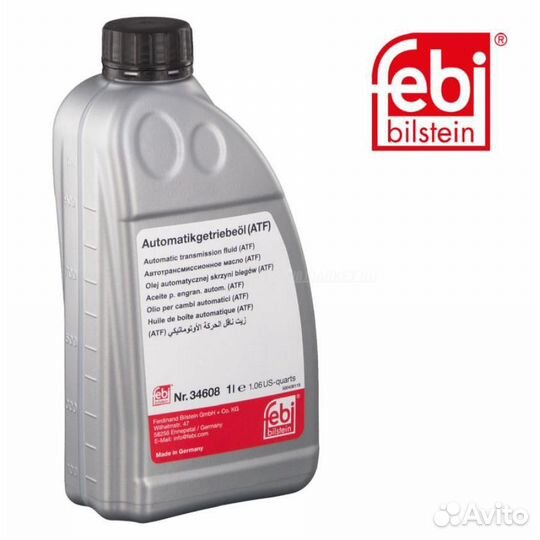 Febi 34608 Масло трансмиссионное желтое ATF M-1375