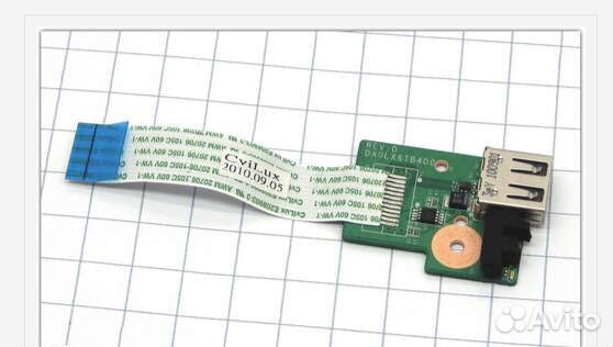 USB плата DA0LX6TB4D0 ноутбука HP DV6-3000 серии