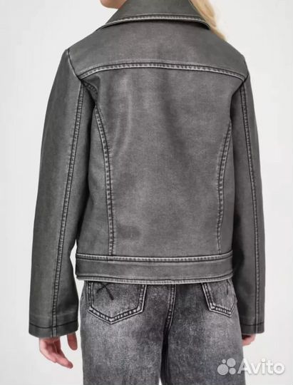 Куртка кожаная косуха детская