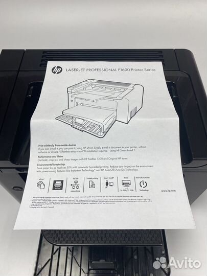 Принтер лазерный ч/б HP LaserJet Pro P1606dn